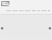 Tablet Screenshot of lockelandtable.com